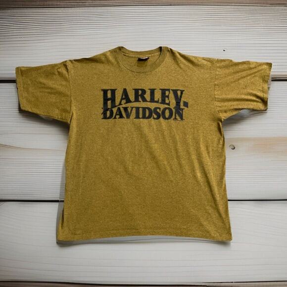 Harley Davidson Other - Harley Davidson T-Shirt Memphis, TN Bumpus Tan XXL Short Sleeve Graphic Cotton